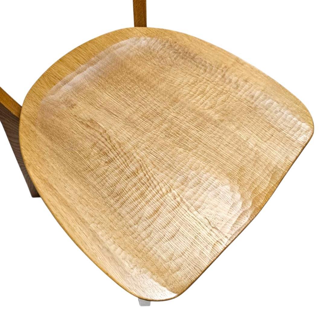 【美品】旭川家具 アーリータイムスアルファ DC-4 チェア２脚セット① 木地色