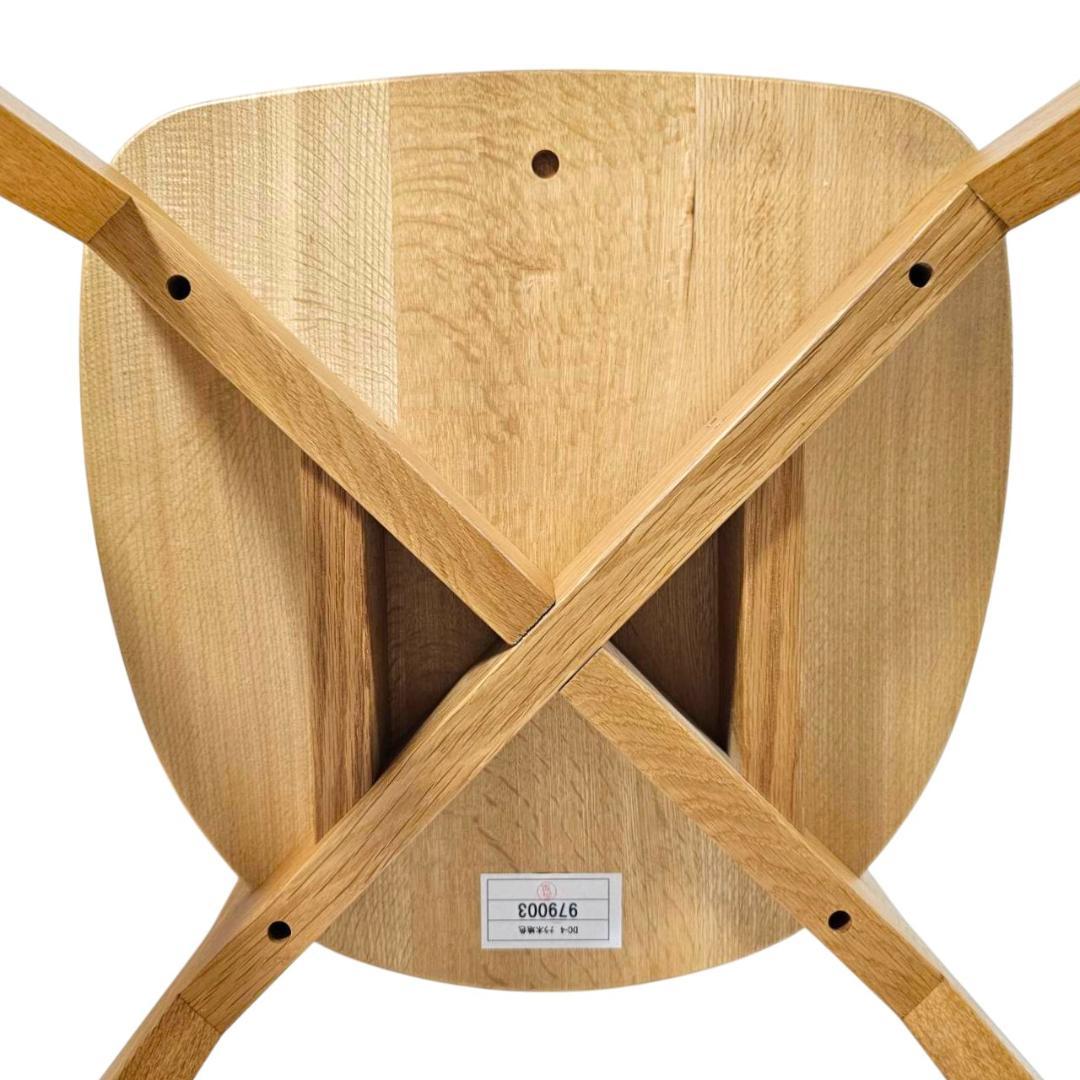 【美品】旭川家具 アーリータイムスアルファ DC-4 チェア２脚セット① 木地色