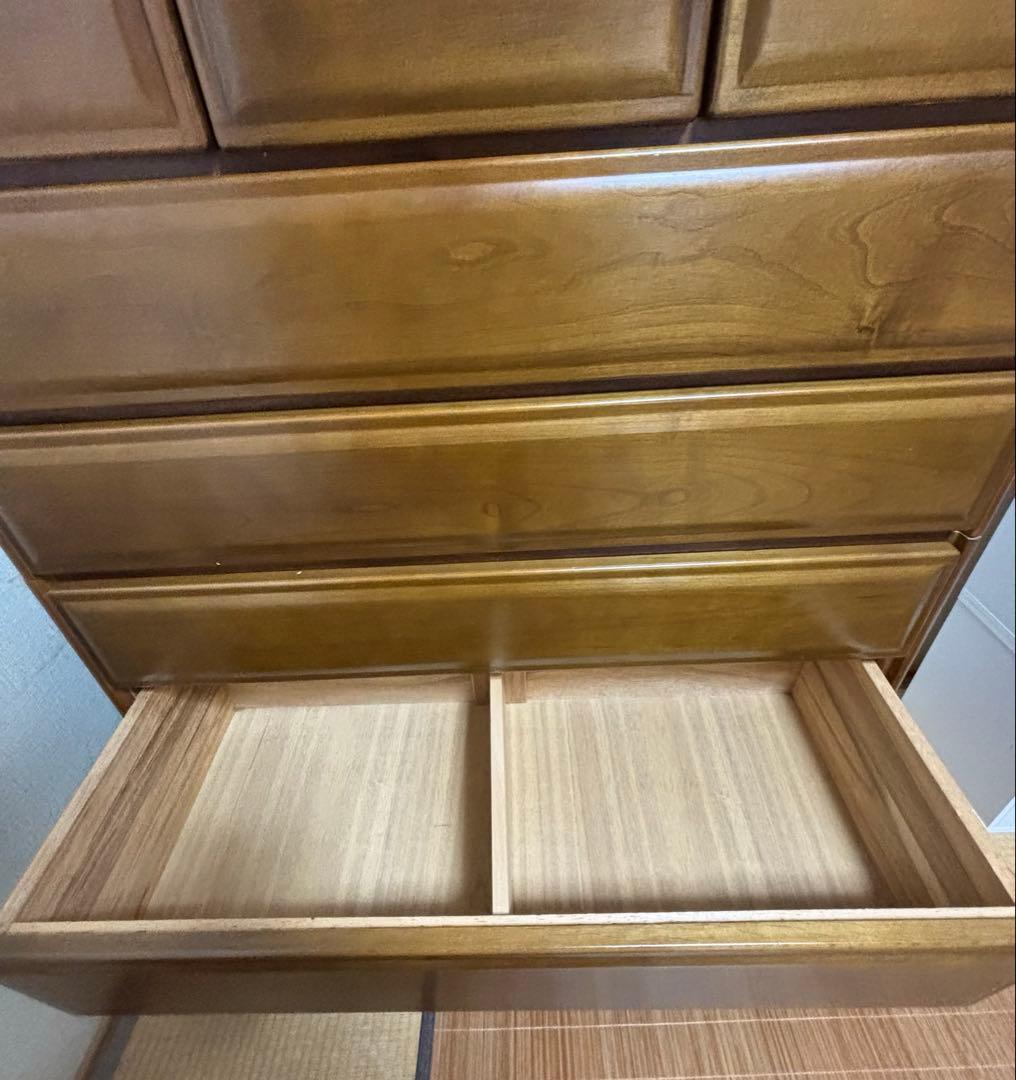 最終値下げ‼︎ 処分！【たのメル便発送】 天然木 整理タンス 和ダンス