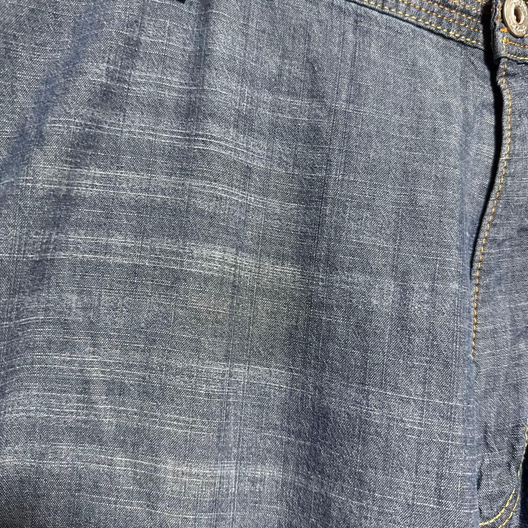 Sean John 極太 オーバーサイズ カーゴデニムパンツ B系 刺繍ロゴ