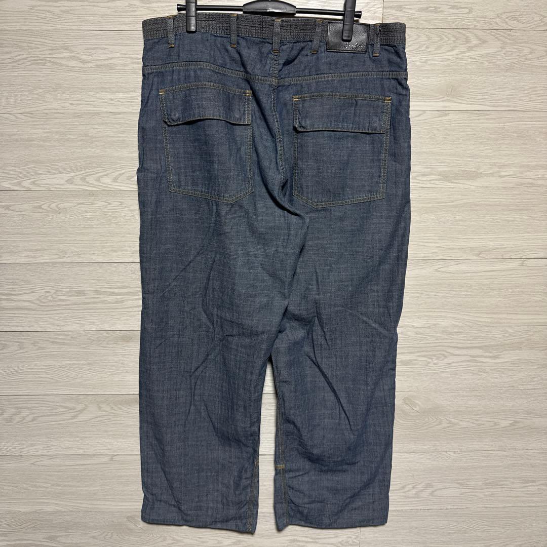 Sean John 極太 オーバーサイズ カーゴデニムパンツ B系 刺繍ロゴ