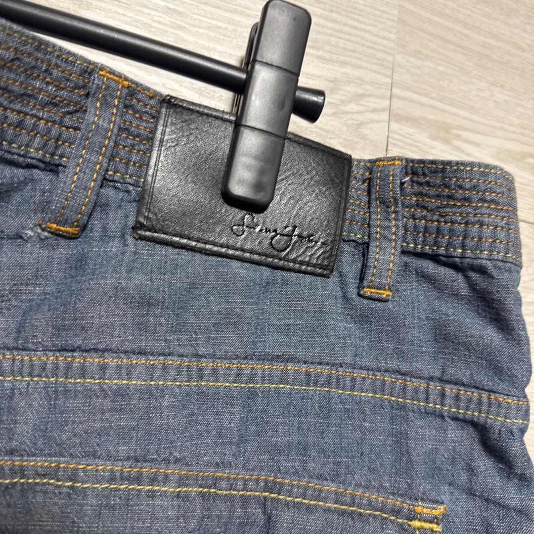 Sean John 極太 オーバーサイズ カーゴデニムパンツ B系 刺繍ロゴ