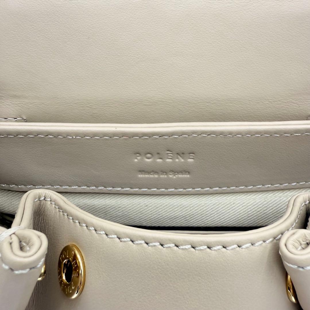 【美品】ポレーヌ ヌメロアン ナノ ミニバッグ 保存袋付