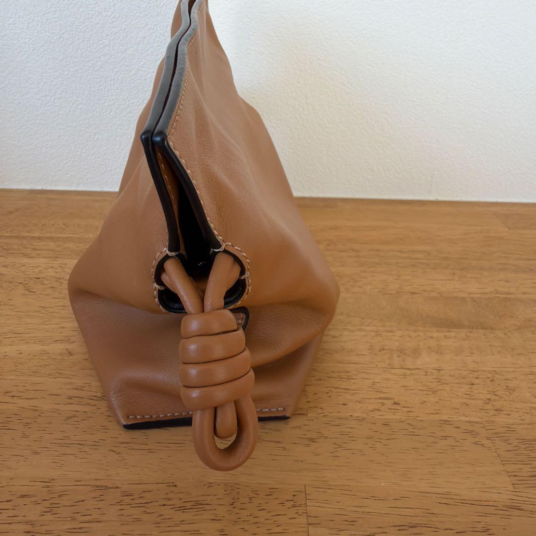 ロエベ フラメンコ クラッチ ミニ　ウォームデザート A411FC2X37