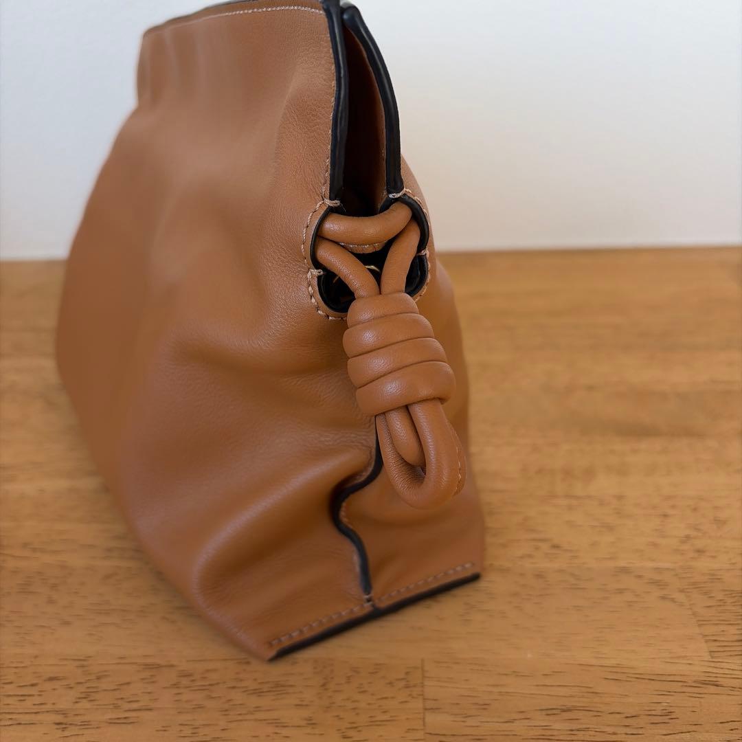 ロエベ フラメンコ クラッチ ミニ　ウォームデザート A411FC2X37