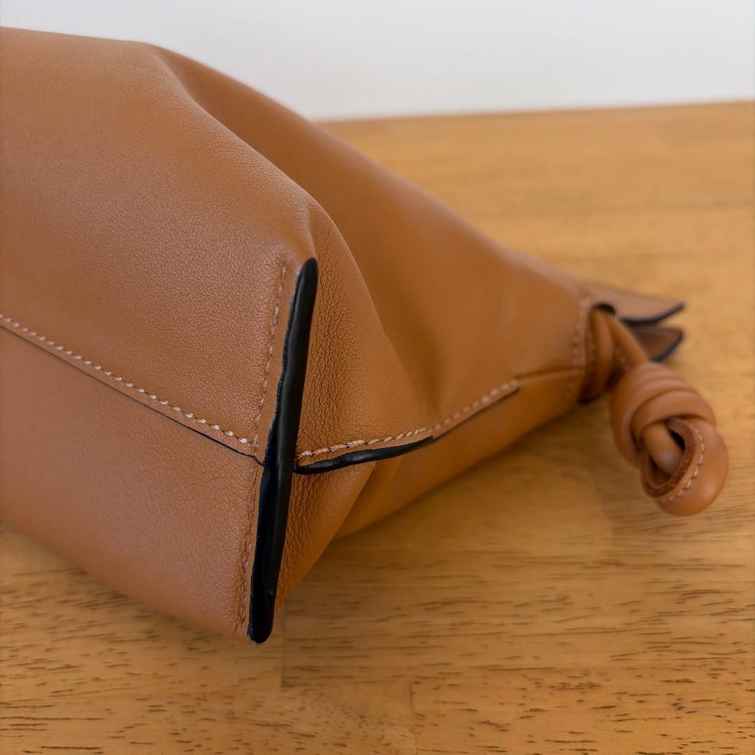 ロエベ フラメンコ クラッチ ミニ　ウォームデザート A411FC2X37