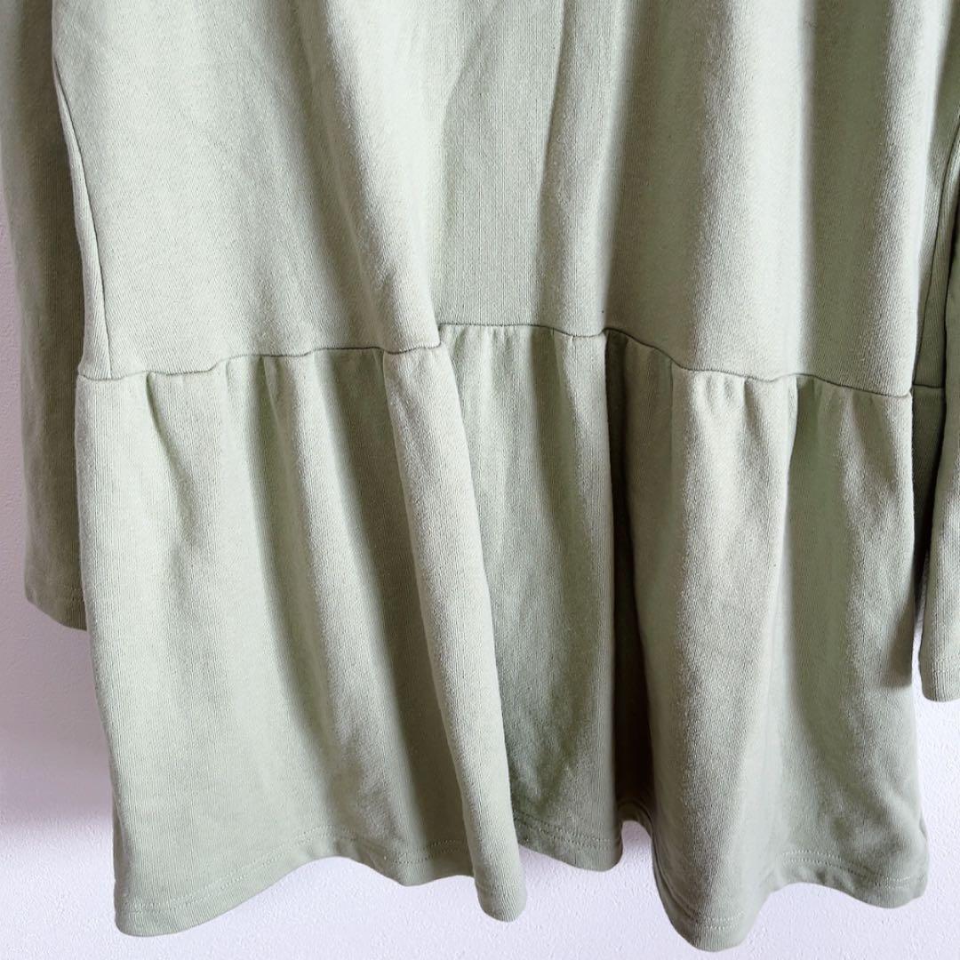 ピンクハウス 野いちごの森刺繍スウェット ハッカ ライトグリーン フリーサイズ