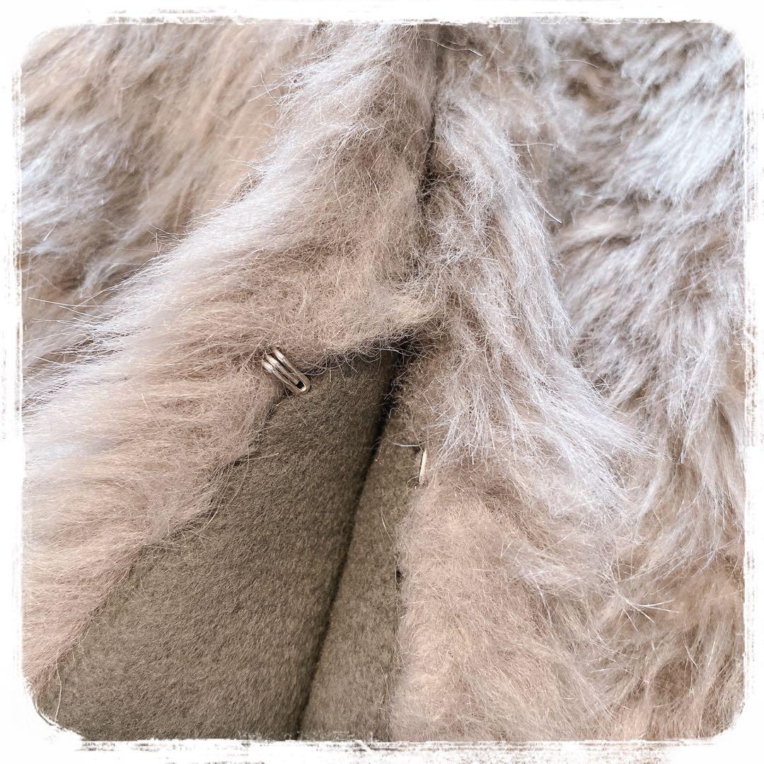 未使用タグ付 Demi-Luxe BEAMS ファー ベスト グレー ビームス