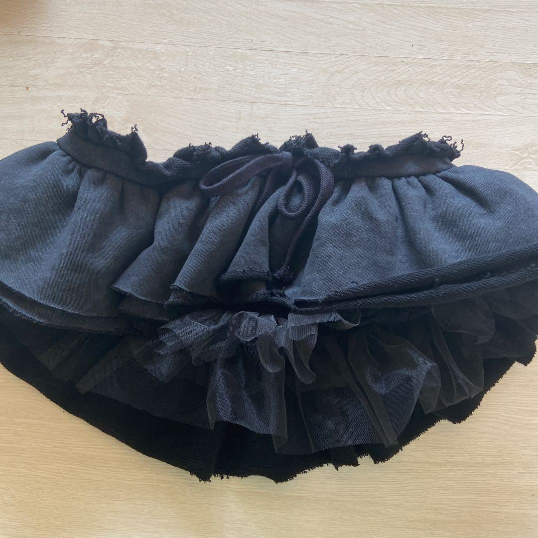 neith. Classic sweat tutu スカートBlack