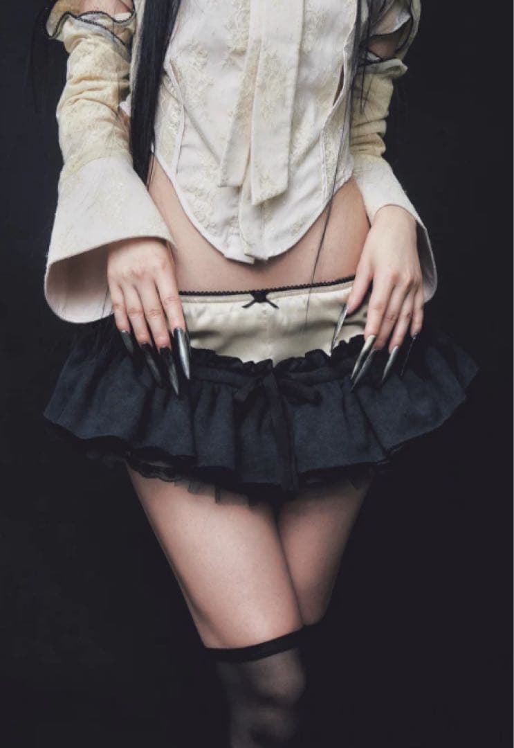 neith. Classic sweat tutu スカートBlack