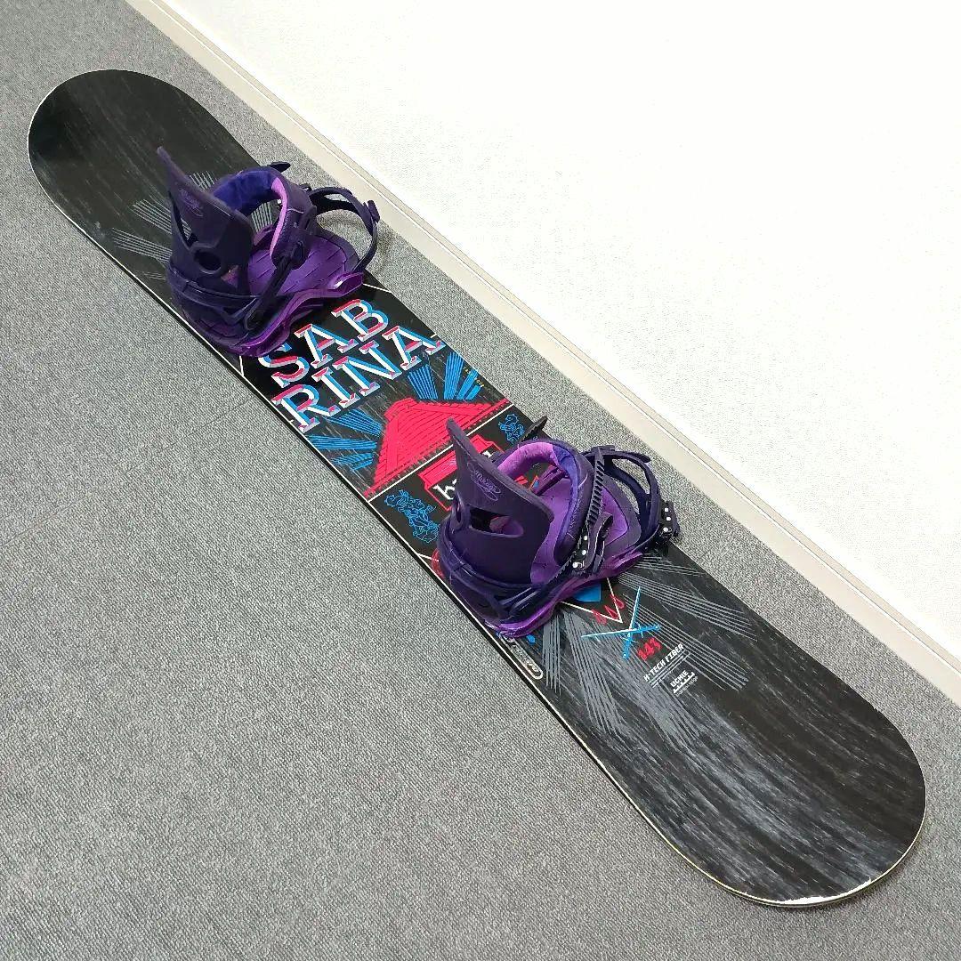 スノーボードセット SABRINA 143cm bullet SALOMON