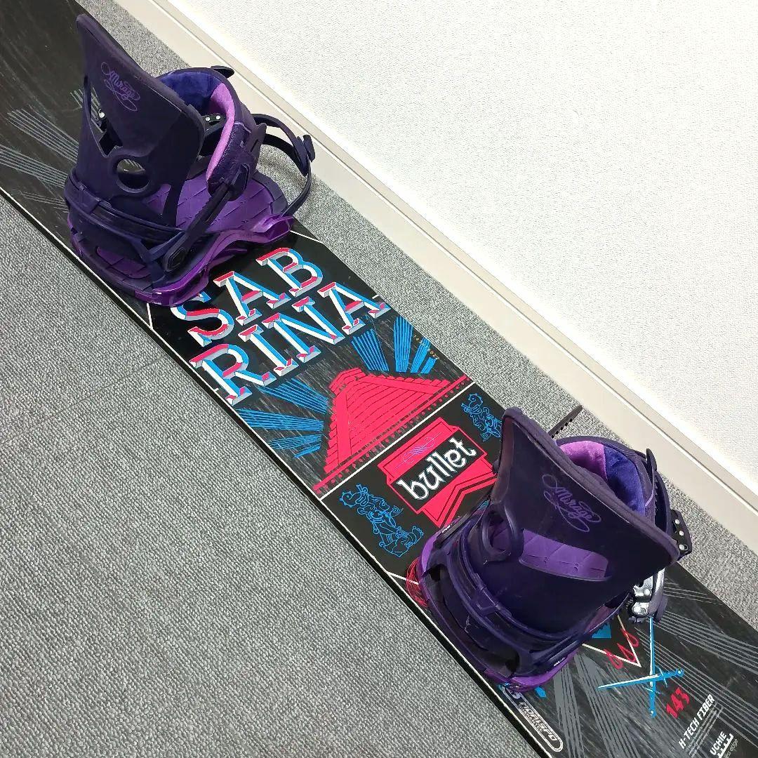 スノーボードセット SABRINA 143cm bullet SALOMON