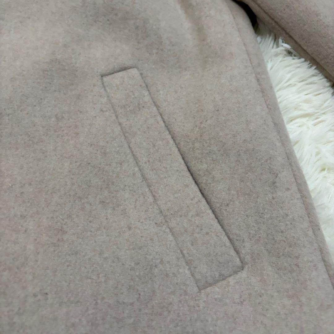 《美品》 OPAQUE.CLIP オペークドットクリップ ベージュ コート(S)