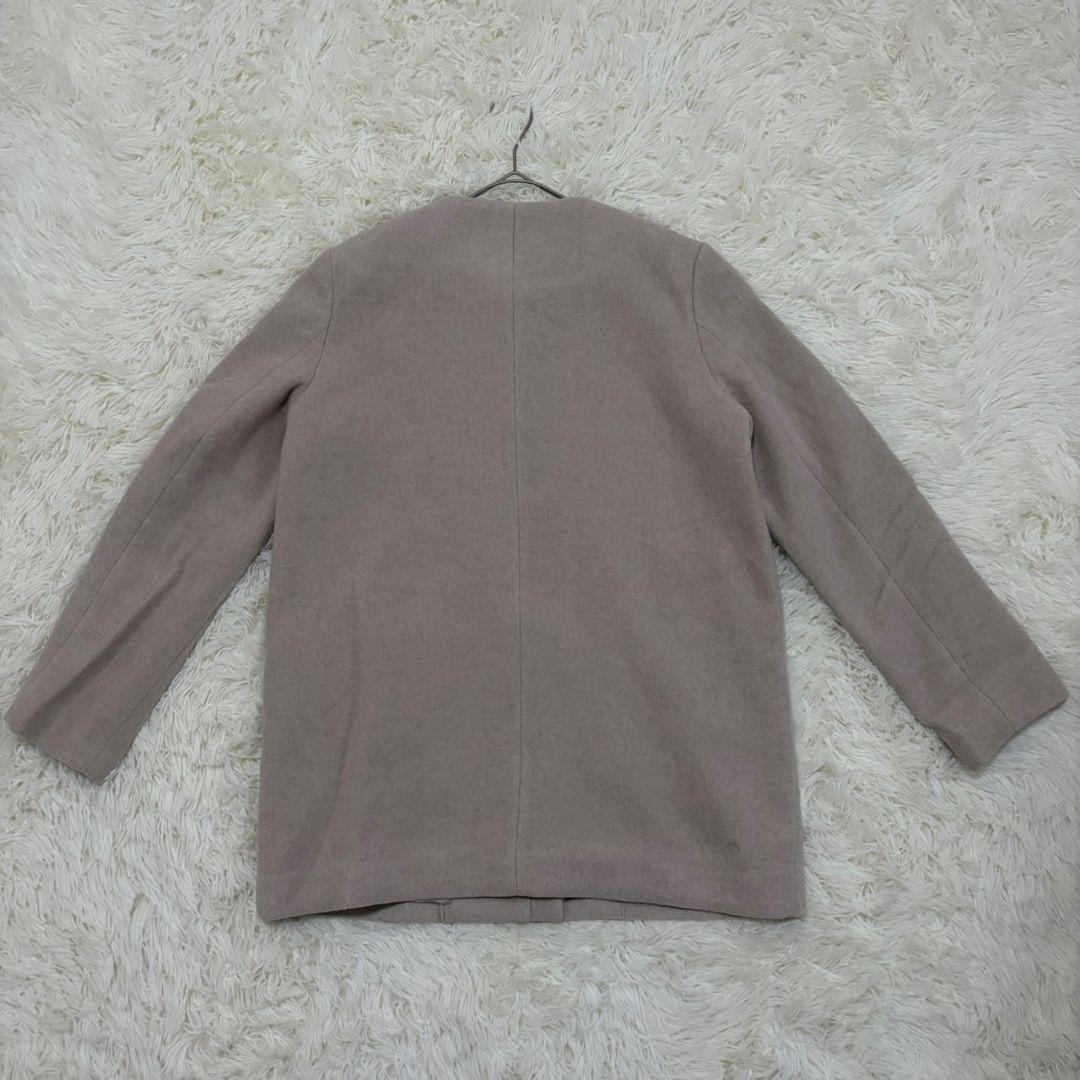《美品》 OPAQUE.CLIP オペークドットクリップ ベージュ コート(S)