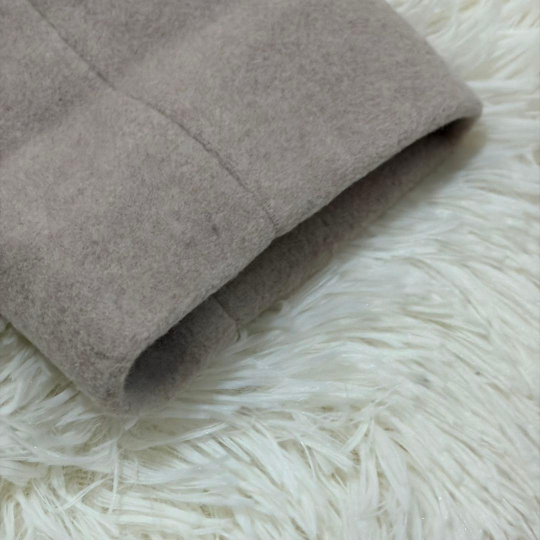 《美品》 OPAQUE.CLIP オペークドットクリップ ベージュ コート(S)