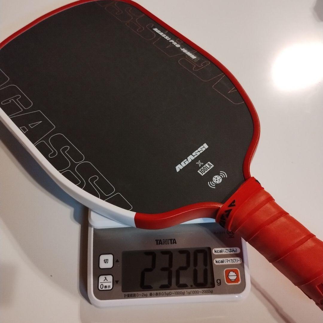 中古品 JOOLA ヨーラ アガシ プロ 16mm ピックルボール パドル