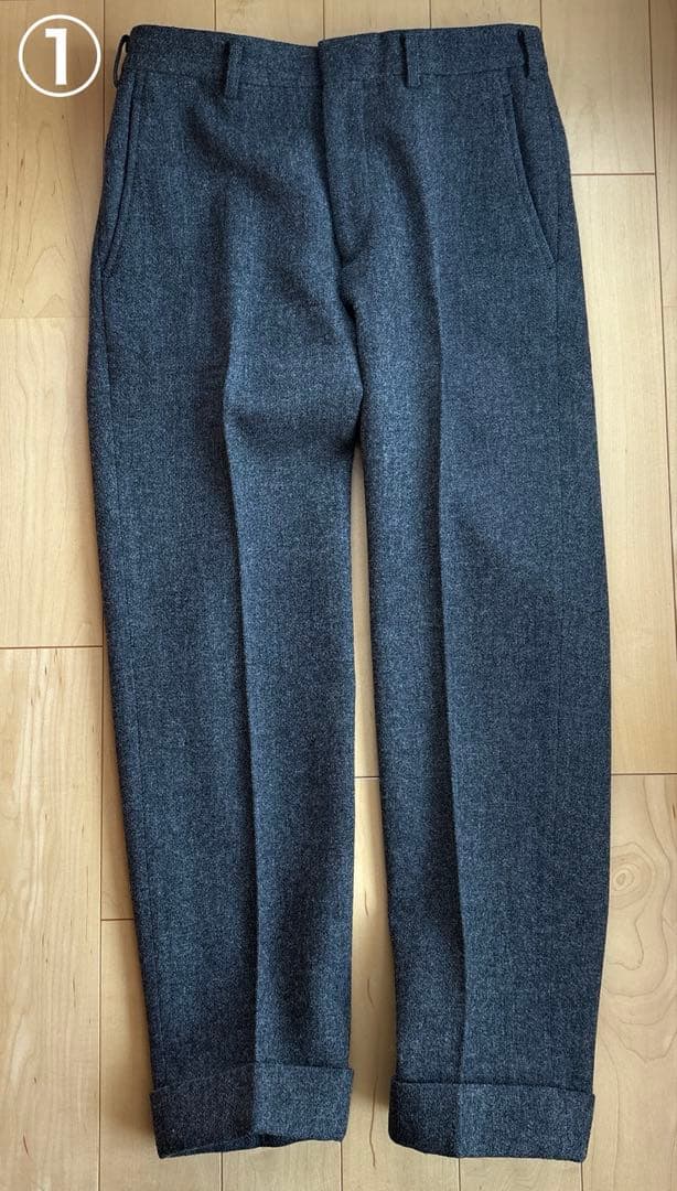 特価COMME des GARCONS 美品ダークグレースーツ　パンツ2本セット