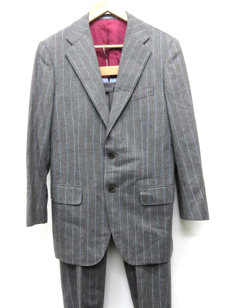 トゥモローランド ゼニア　ビジネススーツ　セットアップ　グレー