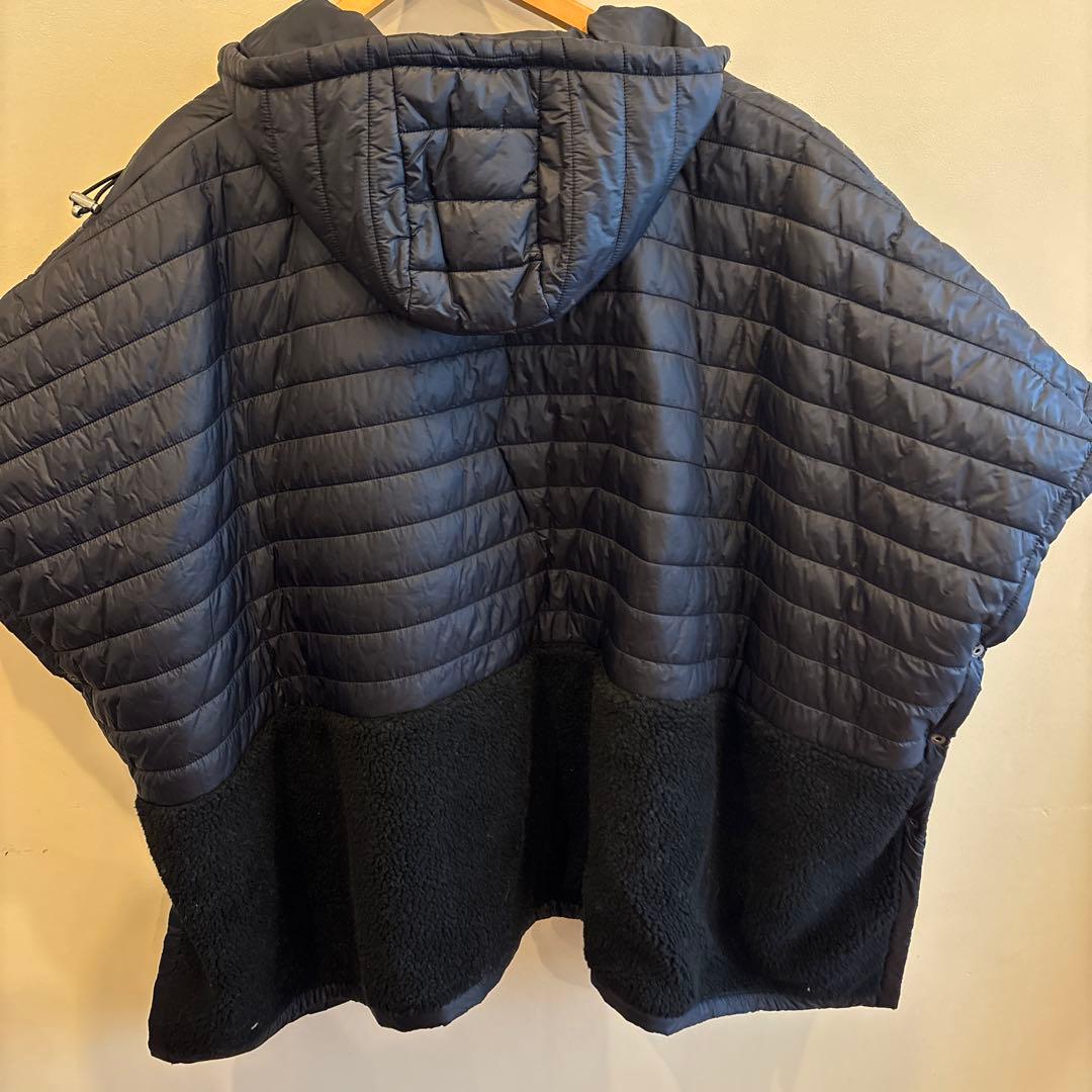 Cape Heights キルティングポンチョ ブラック OS