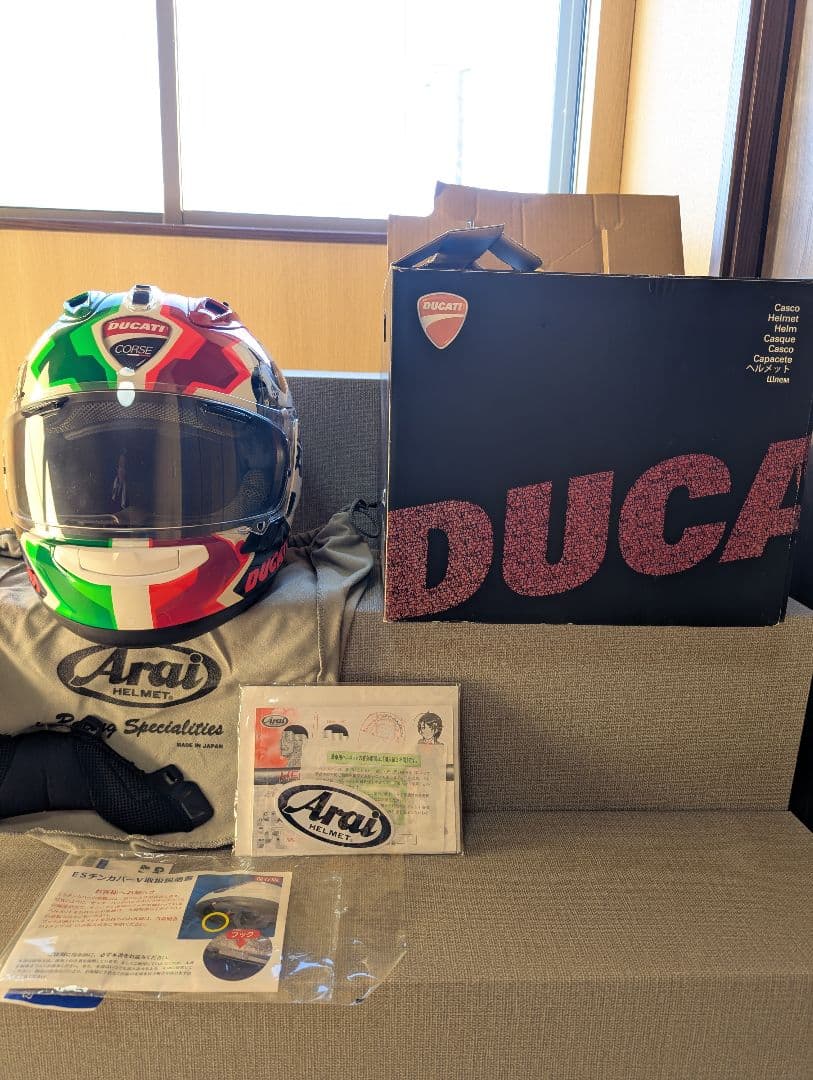 Arai Ducati Corse フルフェイスヘルメット　RX-7X