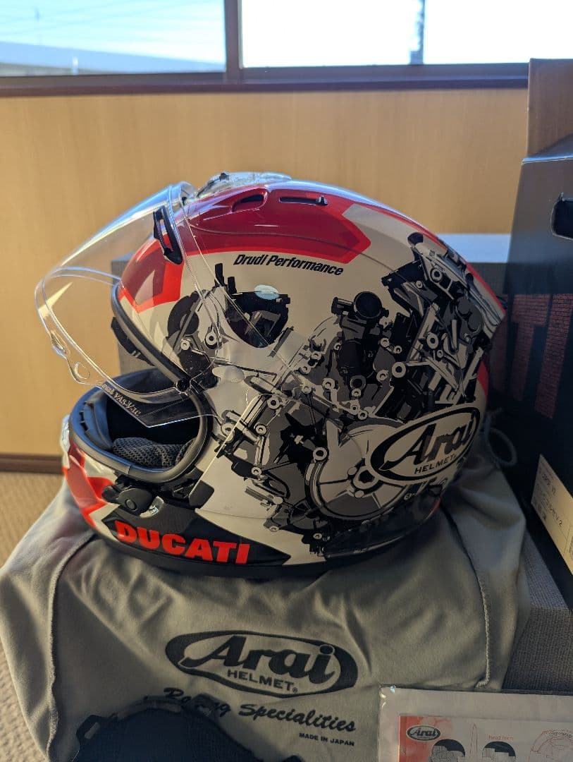 Arai Ducati Corse フルフェイスヘルメット　RX-7X