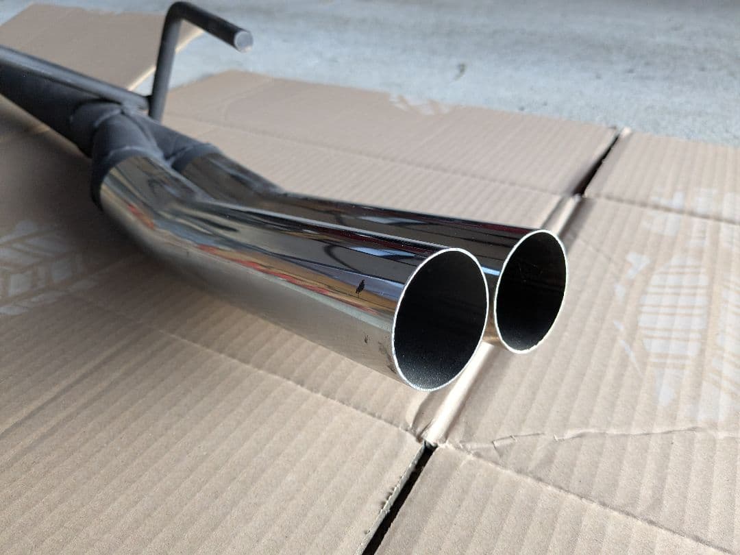 アルテッツァ デュアルストレートマフラー リアピース SXE/GXE