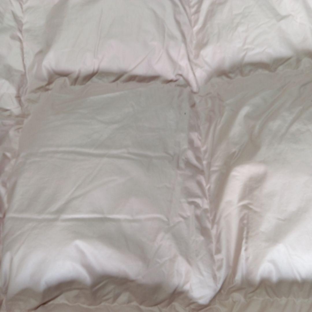 羽毛掛け布団　花柄ダウン90%中羽毛1.4㌔ 160x220cm　(美品)