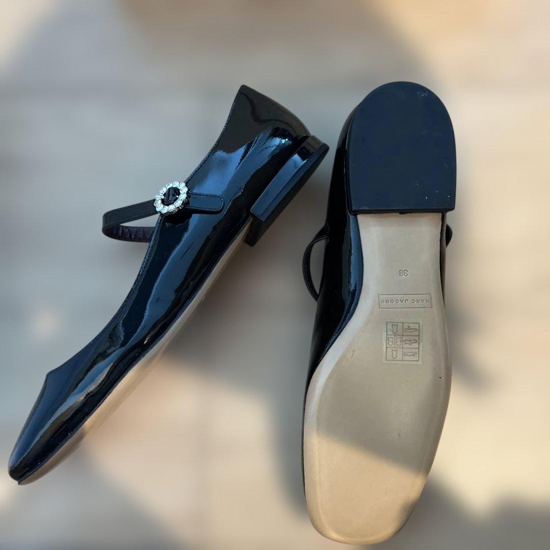 MARC JACOBS 黒 バレエシューズ 38♡メリージェーン