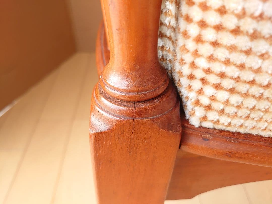 アンティーク 木製椅子 コスメティックチェア ウッドチェア