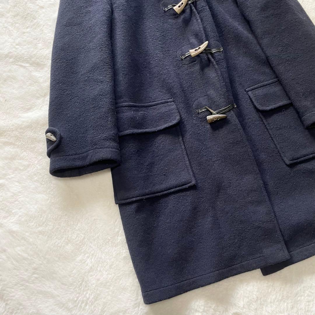 【2XL】gloverall　グローバーオール　ダッフルコート　チェック　紺