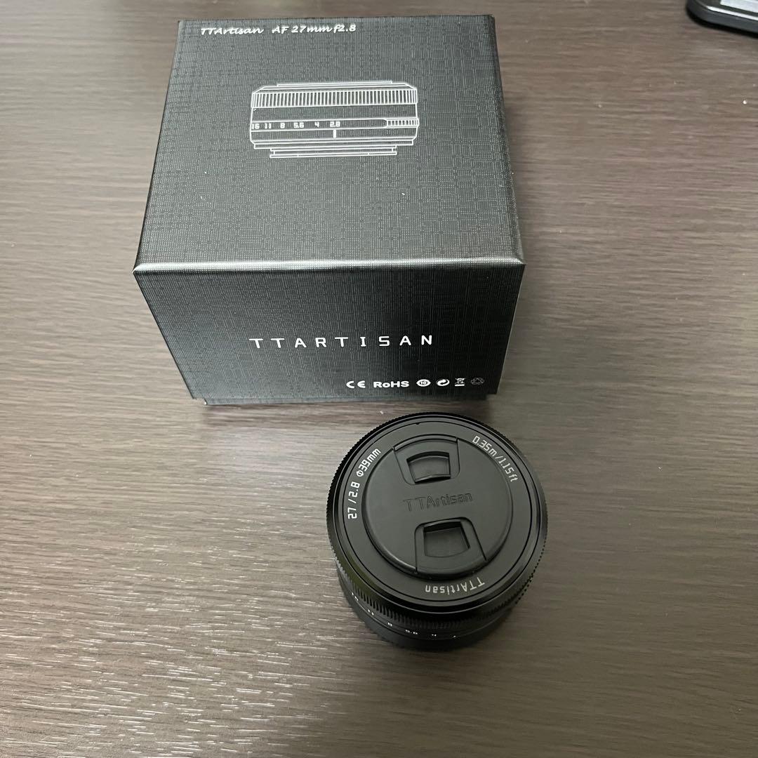 【美品】 TTArtisan AF 27mm F2.8 ソニーEマウント 元箱付