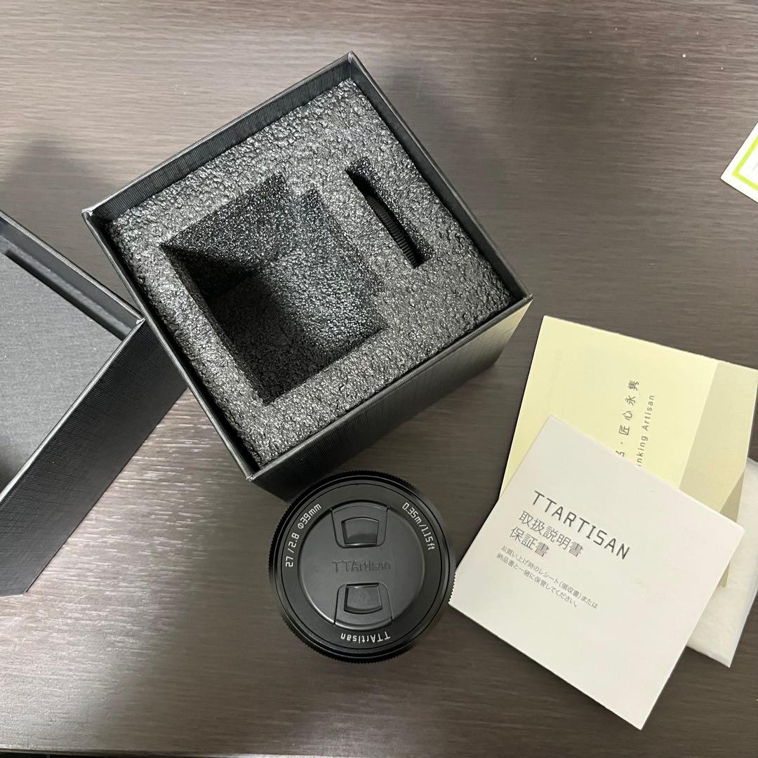 【美品】 TTArtisan AF 27mm F2.8 ソニーEマウント 元箱付
