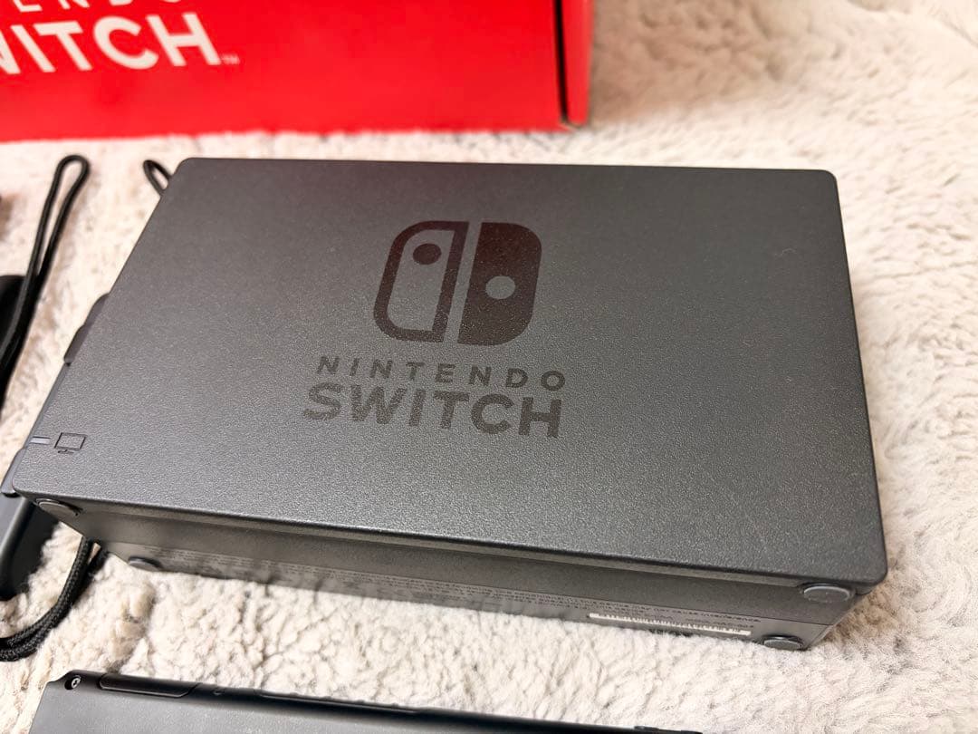 Nintendo Switch グレー 本体 完品 SDカード256GB付き