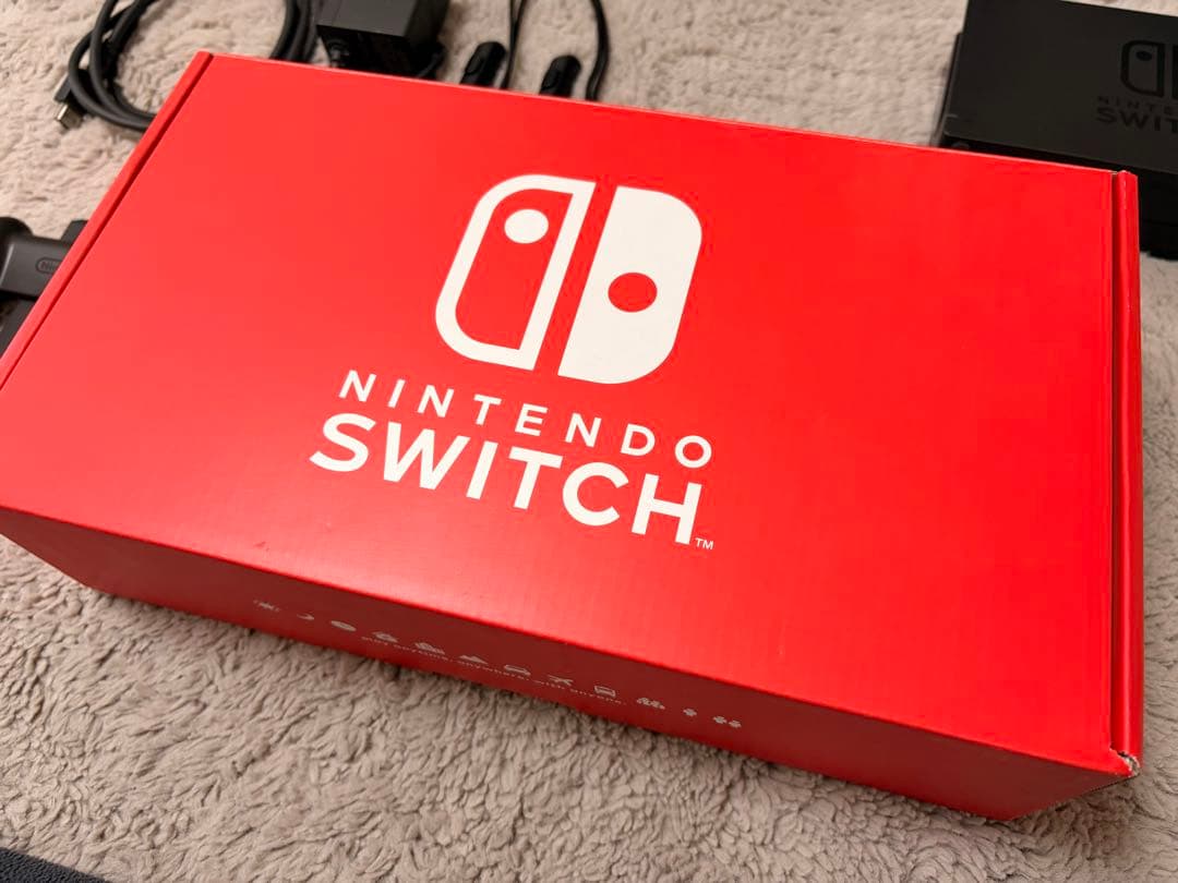 Nintendo Switch グレー 本体 完品 SDカード256GB付き
