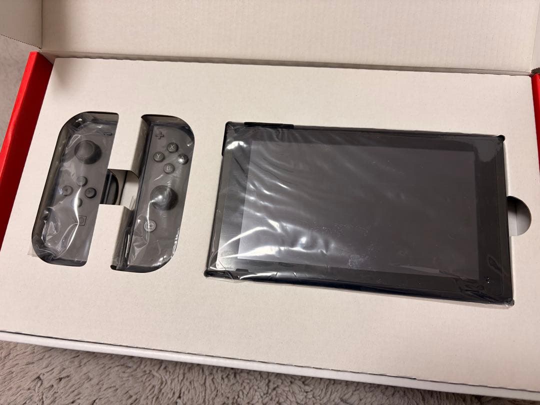 Nintendo Switch グレー 本体 完品 SDカード256GB付き