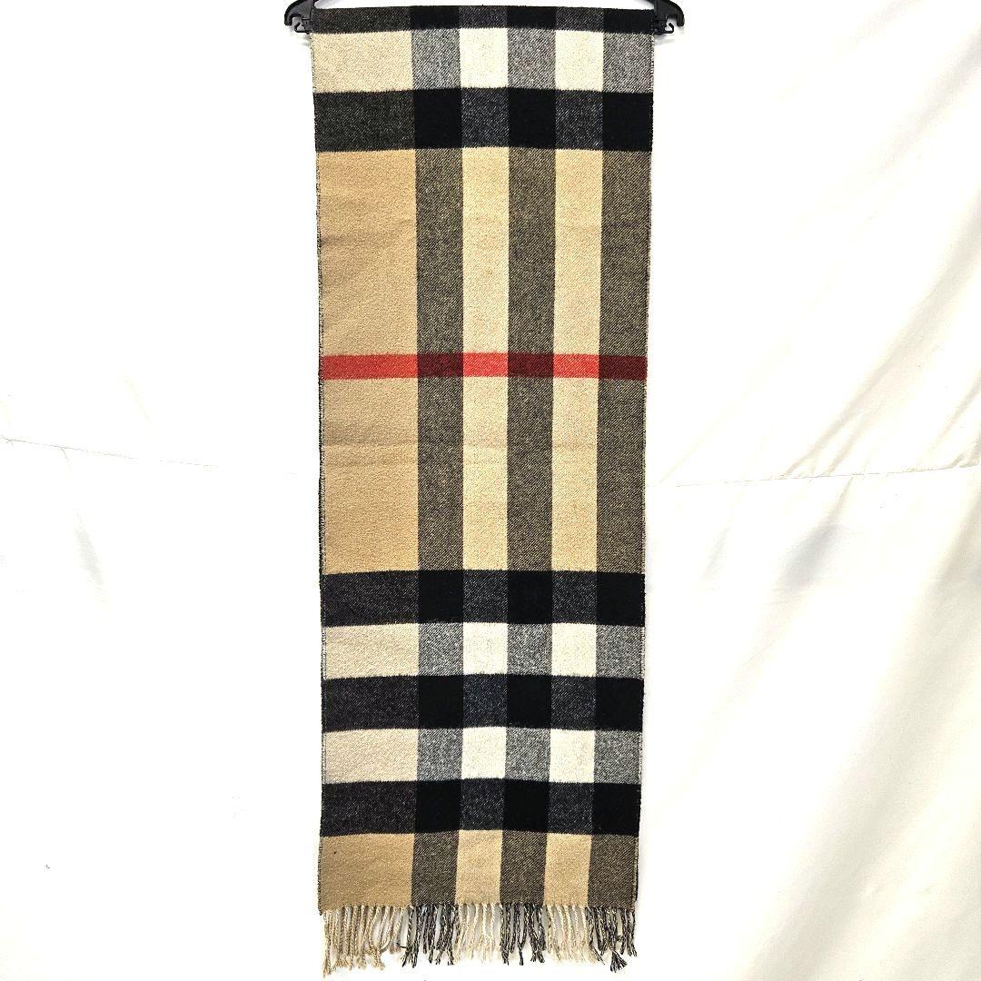 BURBERRY バーバリー マフラー カシミヤ ノバチェック　リバーシブル
