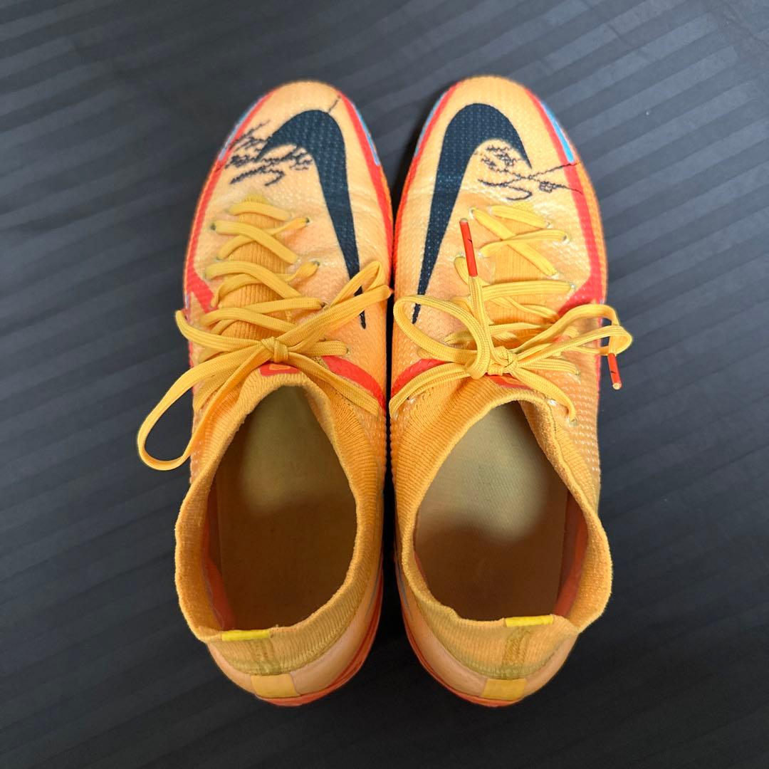 松木玖生　サイン　実使用スパイク　本物　FC東京　青森山田　日本代表　ナイキ