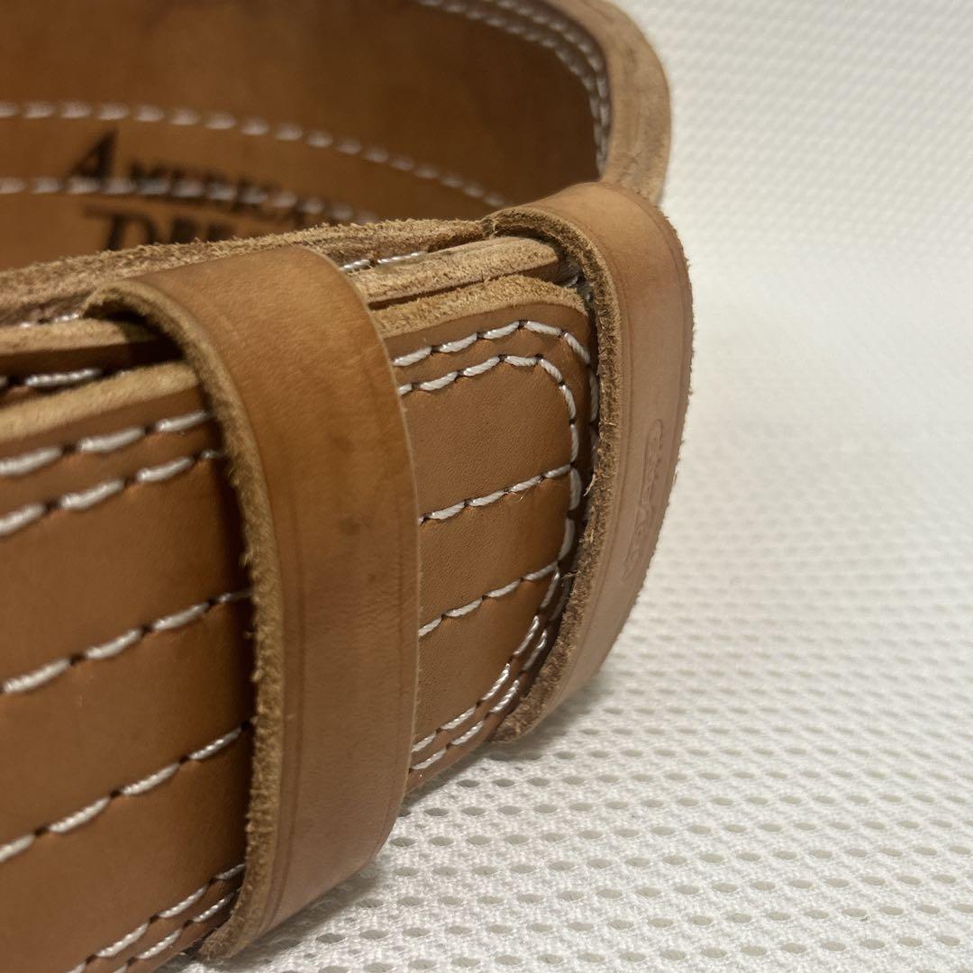 美品　AMERICAN DREAM レザー パワーベルト Sサイズ