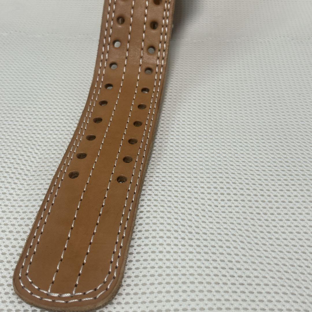美品　AMERICAN DREAM レザー パワーベルト Sサイズ