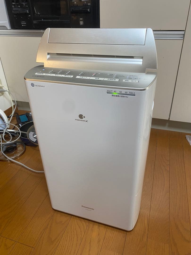 パナソニック ハイブリッド式衣類乾燥除湿器 F-YC120HSX ナノイーX
