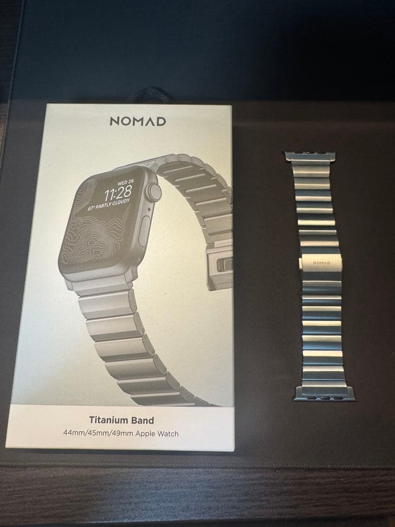 【ガチ極美品‼️】　nomad チタンバンド　チタニウム　シルバー