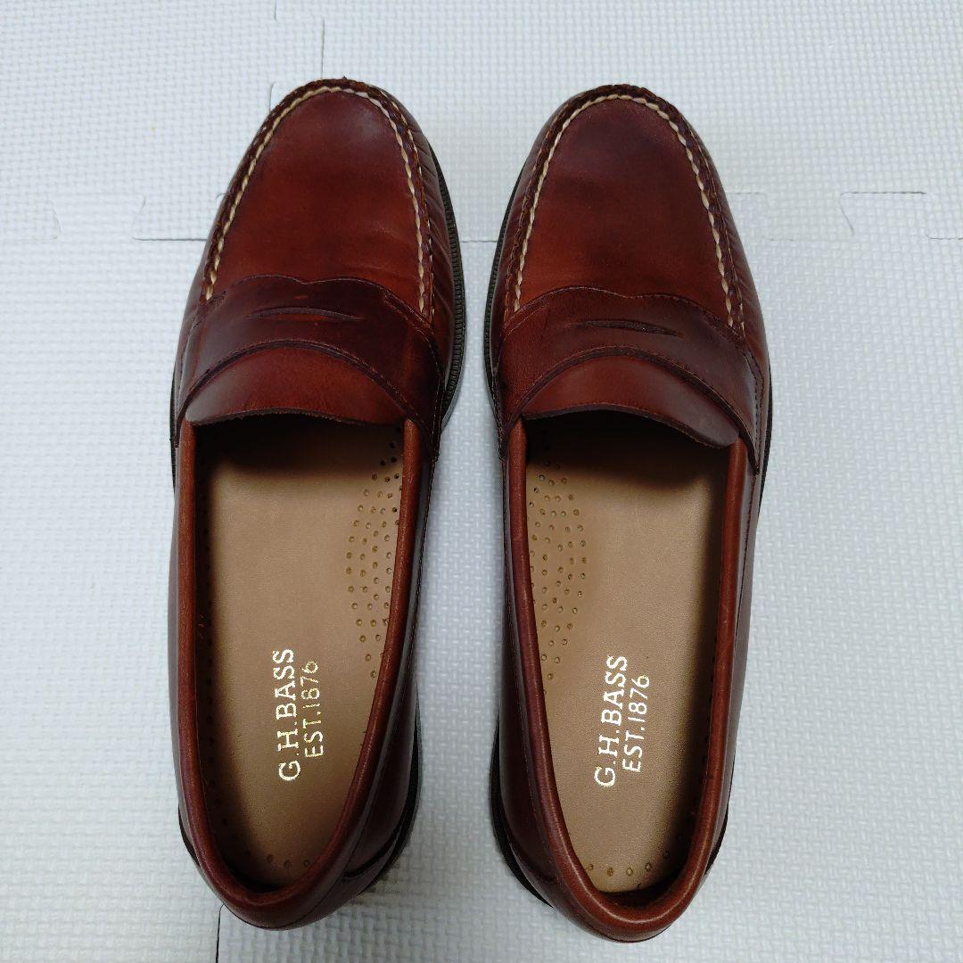 新品 G.H. Bass ブラウン レザー ローファー茶色　　アローズUA別注8