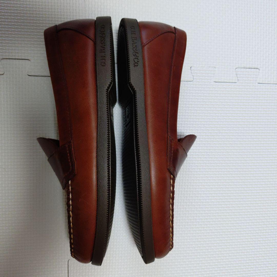 新品 G.H. Bass ブラウン レザー ローファー茶色　　アローズUA別注8