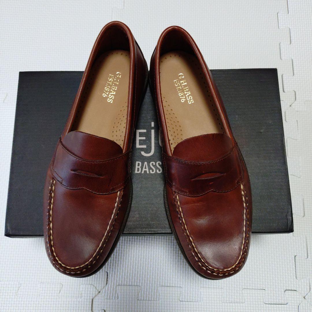 新品 G.H. Bass ブラウン レザー ローファー茶色　　アローズUA別注8