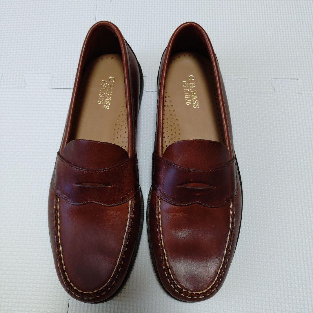 新品 G.H. Bass ブラウン レザー ローファー茶色　　アローズUA別注8