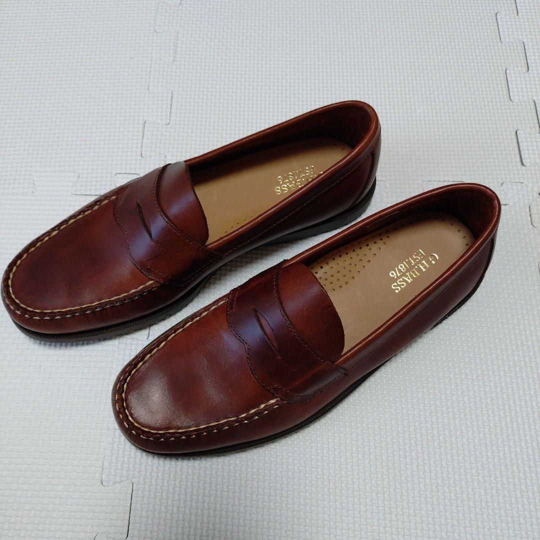 新品 G.H. Bass ブラウン レザー ローファー茶色　　アローズUA別注8