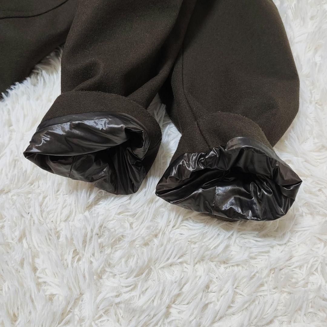 極美品 UNIQLO +J 中綿キルティング メルトン ピーコート XL