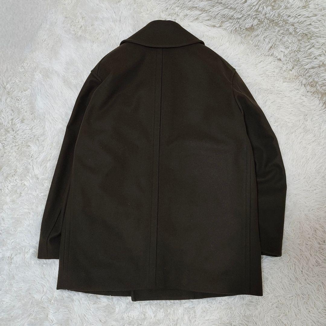 極美品 UNIQLO +J 中綿キルティング メルトン ピーコート XL