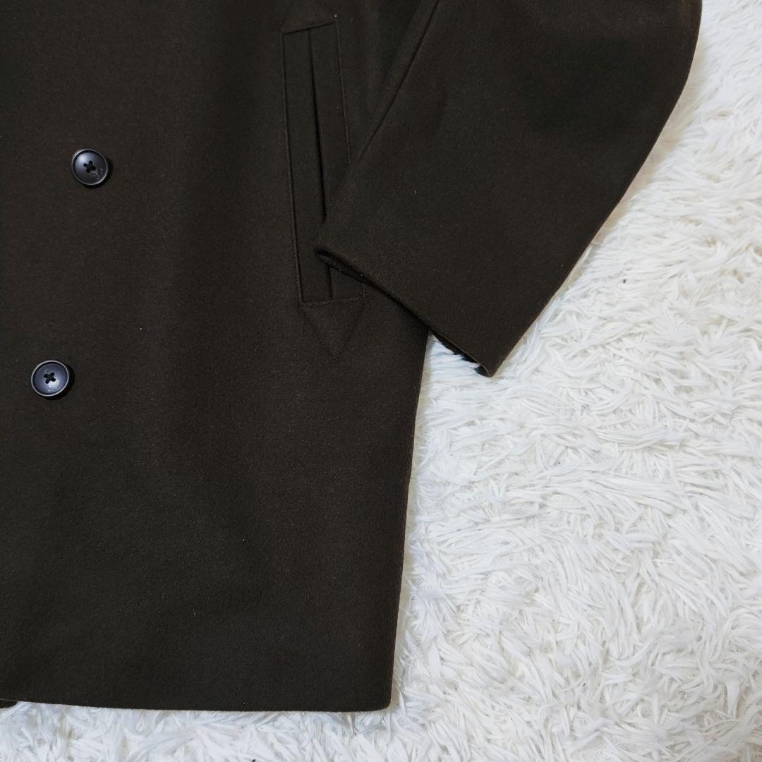 極美品 UNIQLO +J 中綿キルティング メルトン ピーコート XL