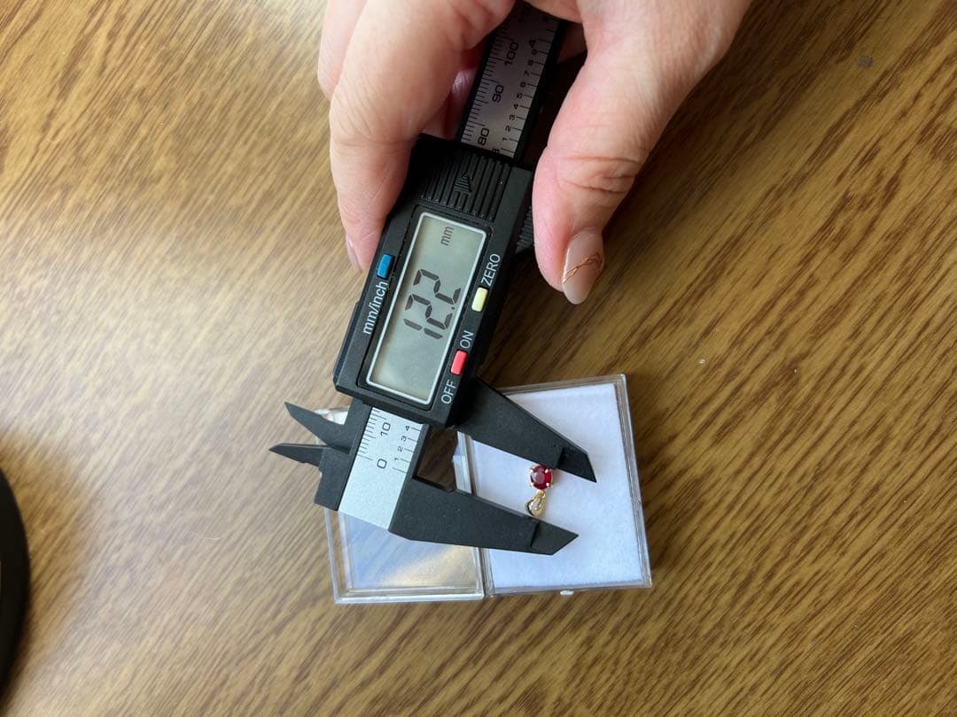 ルビーk18ペンダントトップ